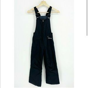 Arctix Youth Kids Black Insulated 3K Snowboard Ski Pants Bib Overalls Size Small
